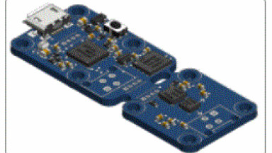 POC-加速度＆傾斜計＆ジャイロ・センサ小型USBモジュール(LSM303D + L3GD20)