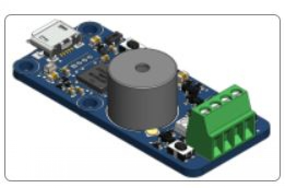 POC-ブザー搭載小型USBモジュール