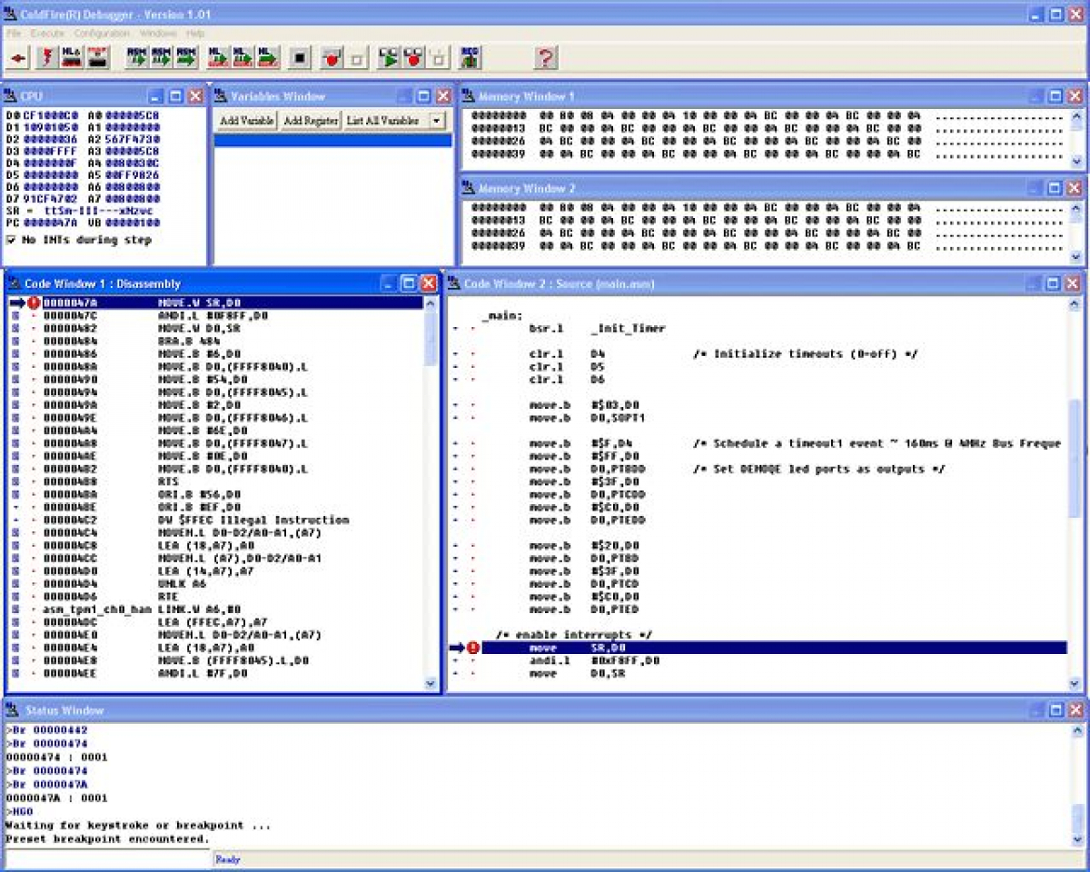 ColdFire V1統合開発環境パッケージ(PKG ColdFire V1 ASM)