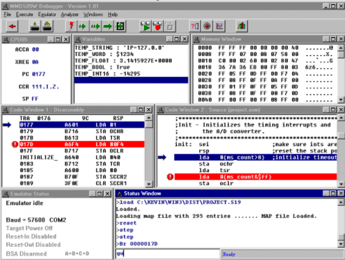 MMDS0508Z MMDS05 / 08 Windows開発インターフェイス