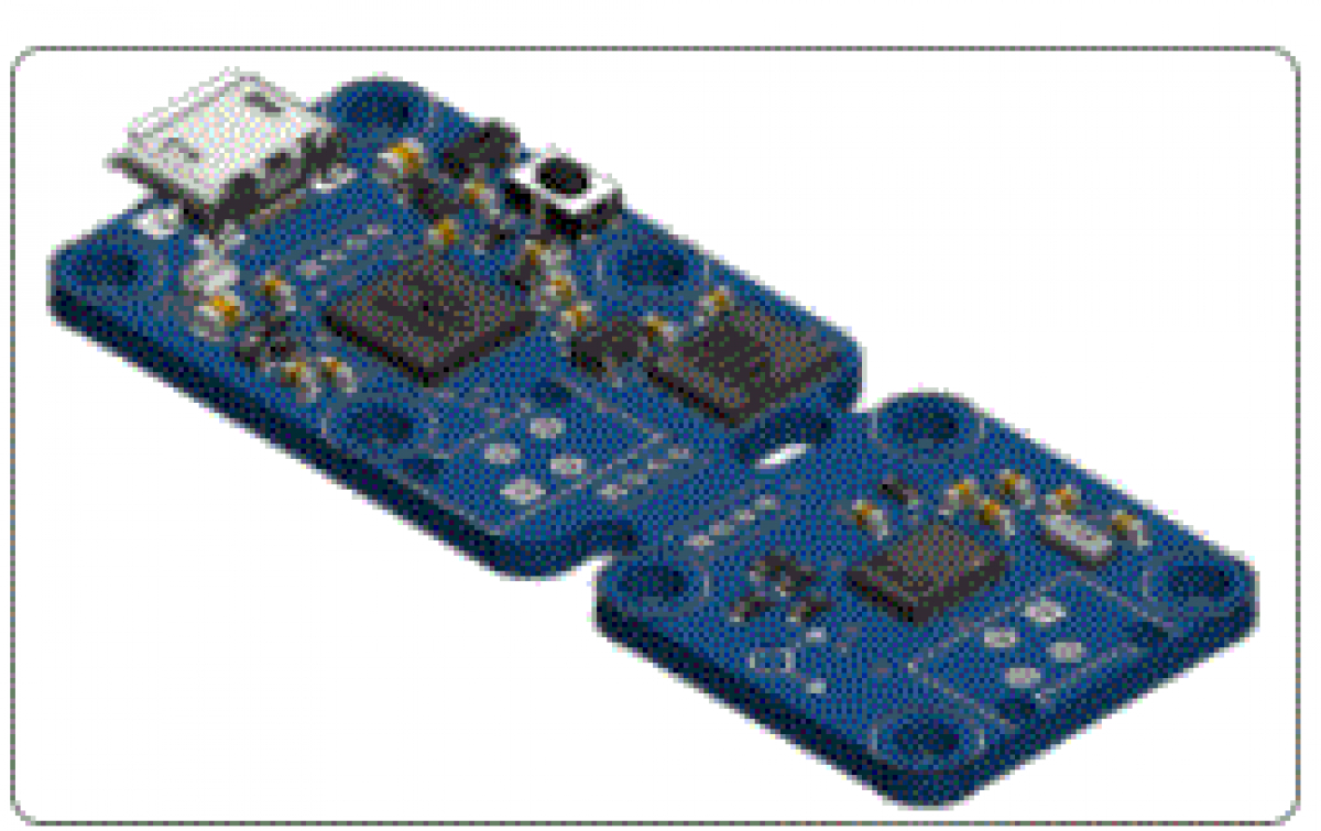 POC-加速度＆傾斜計＆ジャイロ・センサ小型USBモジュールV2