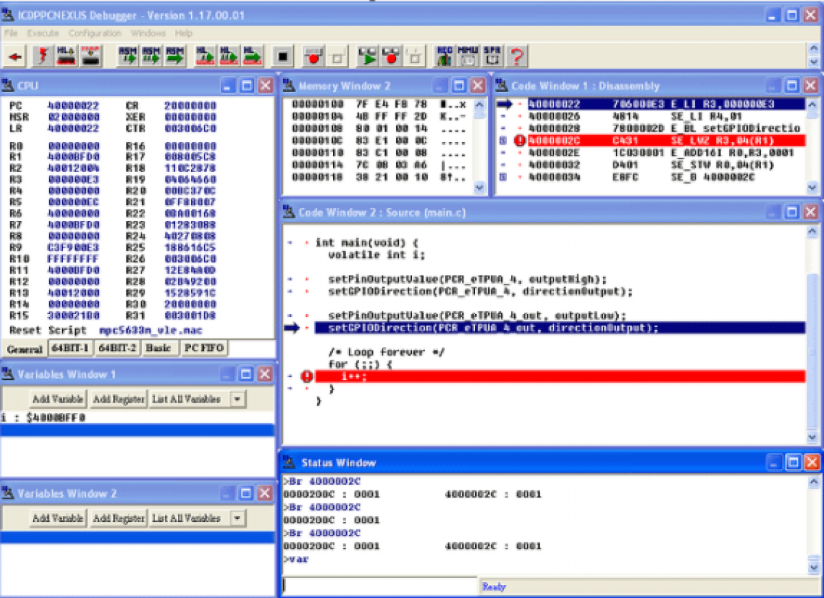 ICDPPCNEXUS | NXP MPC55xx/56xx /57xxおよびSTM SPC5用インサーキットデバッガ