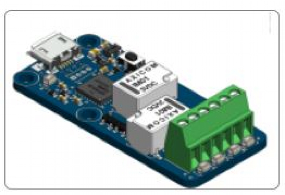 POC-2xSPDTリレー小型USBモジュール