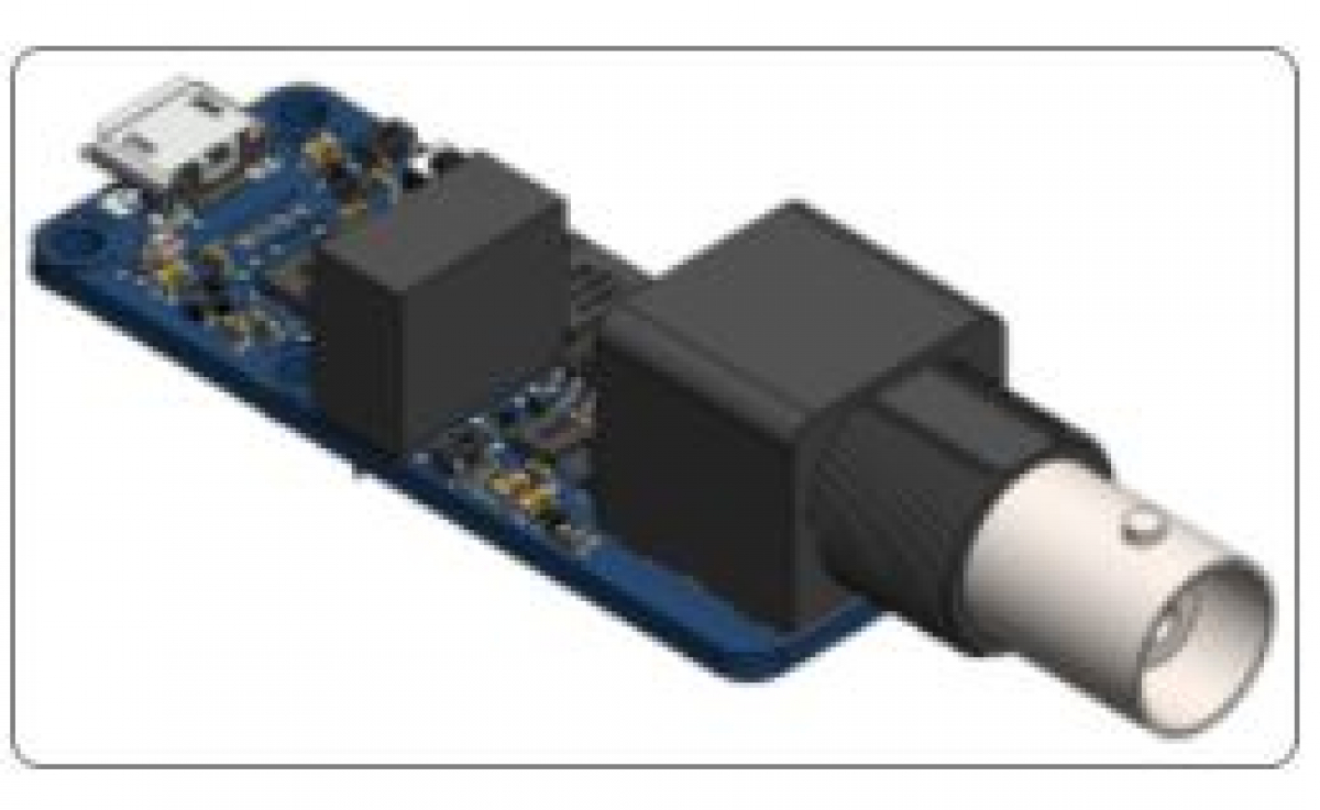 POC-BNC対応微弱な電気信号を測定小型USBモジュール