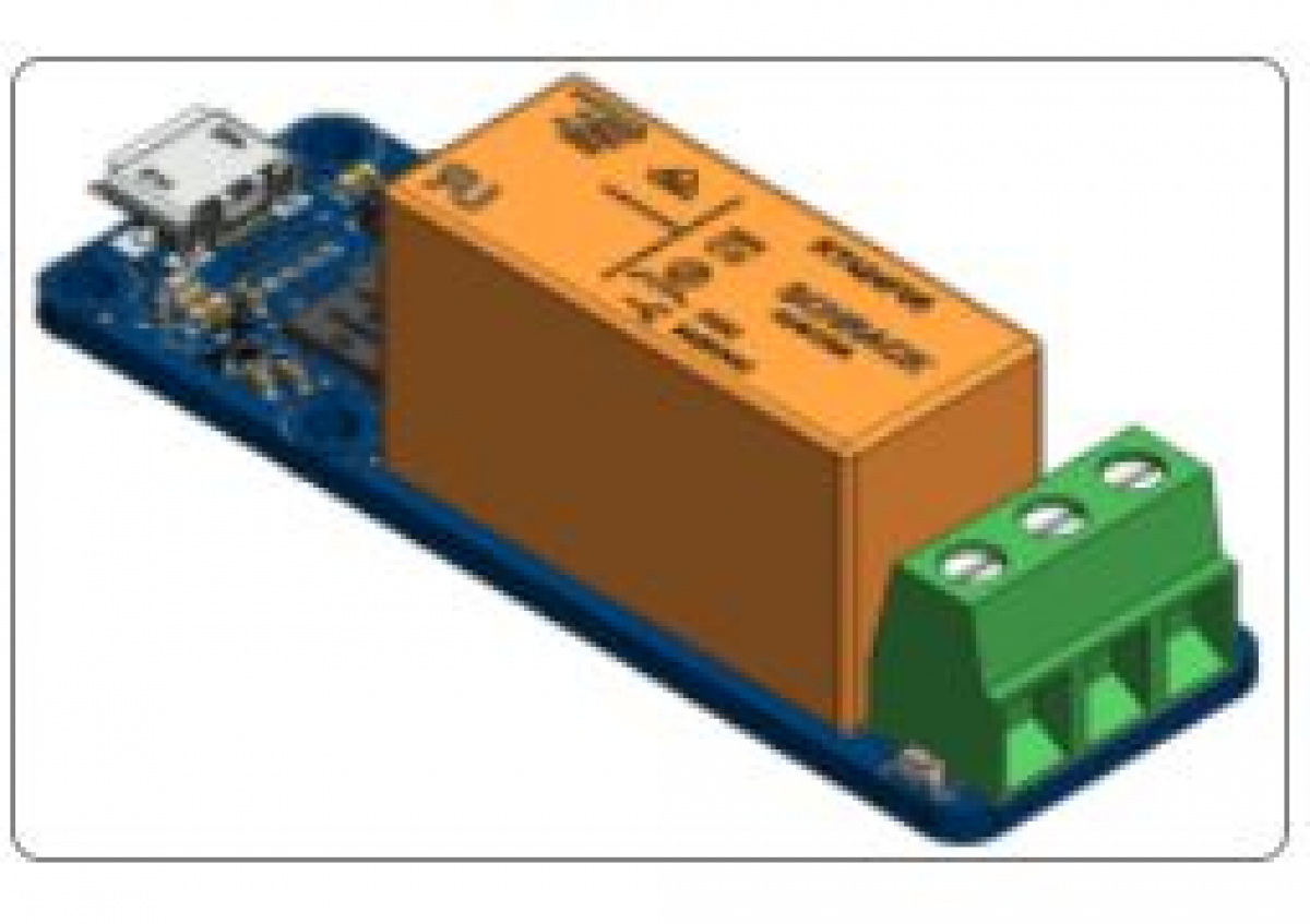 POC-低電圧スイッチング用ラッチングリレー小型USBモジュール