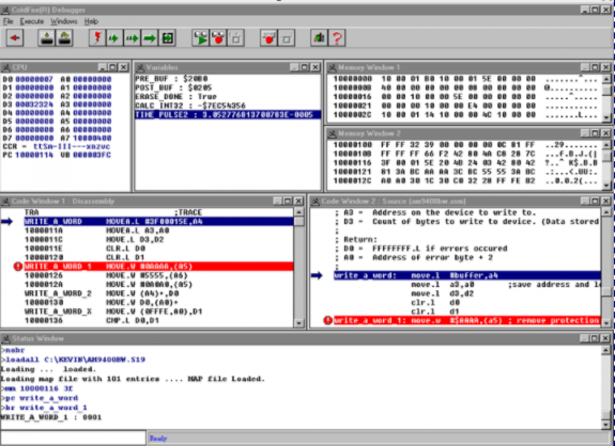 ICDCFZ ColdFireインサーキットデバッガ