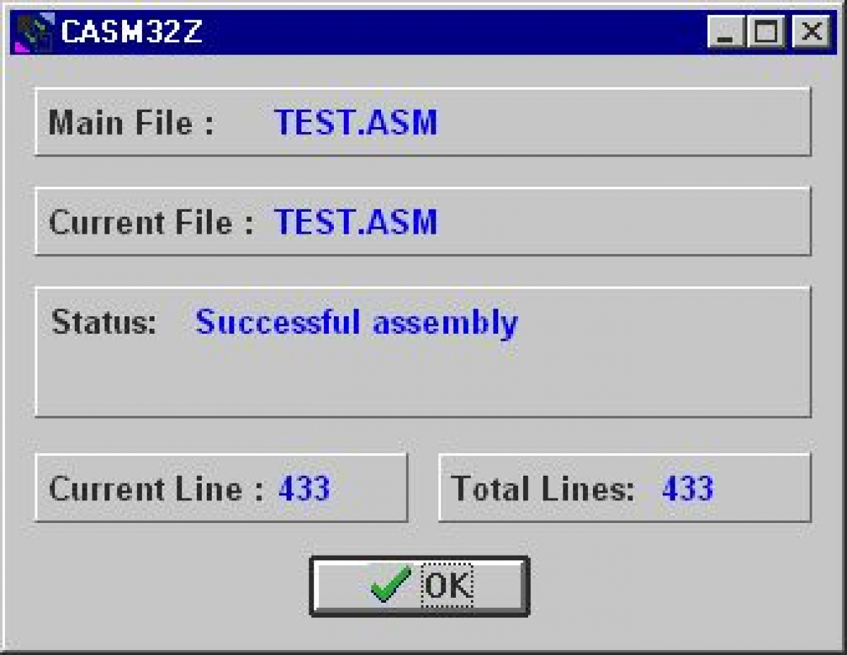 CASM32Z | CPU3xxコマンドラインアセンブラ