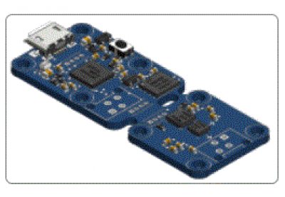 POC-加速度＆傾斜計＆ジャイロ・センサ小型USBモジュール(LSM303D + L3GD20)